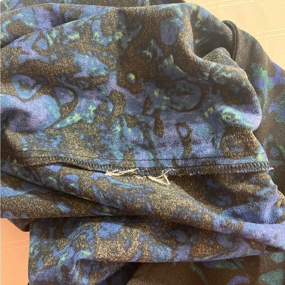 Selected Femme Women’s Blue & Black Dress with VNeck, 1/4 Zip & Pockets Size 36 - Picture 2 of 9